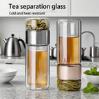Bouteille Infuseur à Thé en Verre avec Filtre Intégré