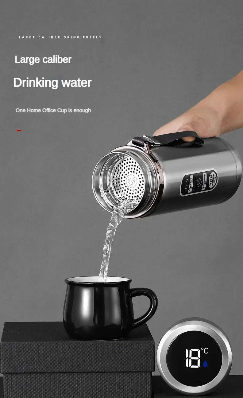 Thermos LED 500 ml–1 L en Acier Inoxydable