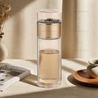 Bouteille Infuseur à Thé en Verre avec Filtre Intégré