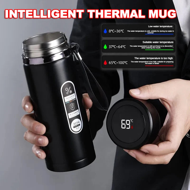 Thermos LED 500 ml–1 L en Acier Inoxydable