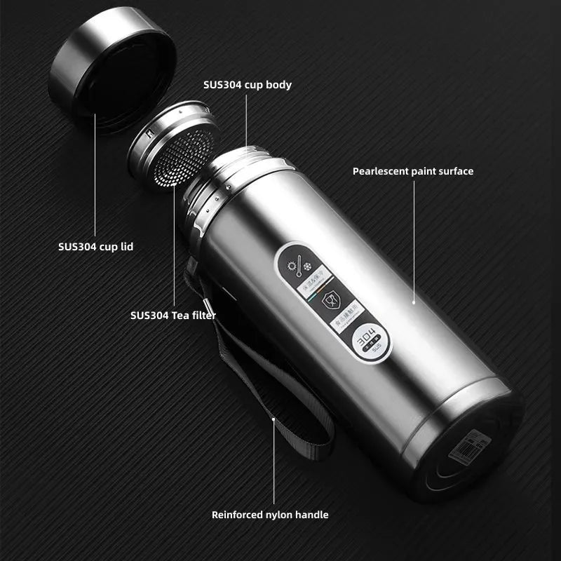 Thermos LED 500 ml–1 L en Acier Inoxydable
