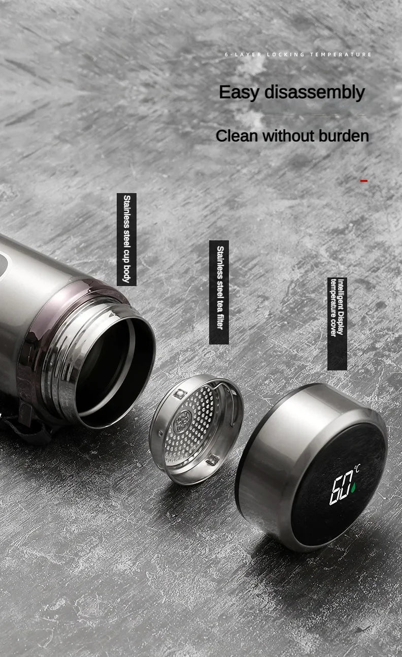 Thermos LED 500 ml–1 L en Acier Inoxydable
